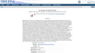 
                            10. Grundlagen des Digital Signage - DBIS EPub