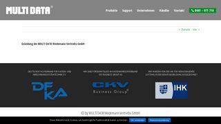 
                            5. Gründung der MULTI DATA Wedemann Vertriebs-GmbH - Multi Data