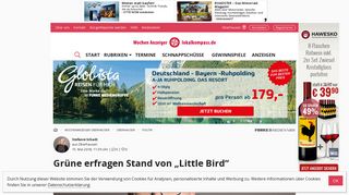 
                            7. Grüne erfragen Stand von „Little Bird“ - Oberhausen - Lokalkompass