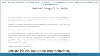 
                            8. Grünwelt Energie Strom Login - Raffaele Picilli