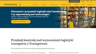 
                            8. Grupa TRANSPOREON - platforma logistyczna oparta na SaaS