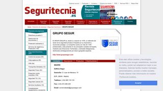 
                            2. grupo segur - Directorio de empresas seguridad de Seguritecnia