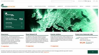 
                            3. Gruppo Green Network – Fornitori Energia Elettrica e Gas