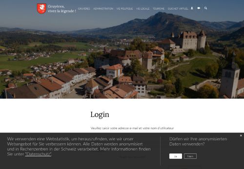 
                            12. Gruyères - Login