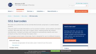 
                            13. GS1 barcodes - Standards | GS1