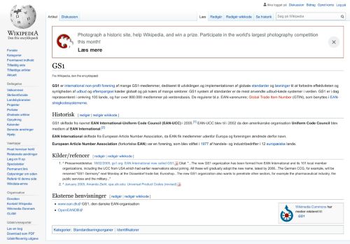 
                            5. GS1 - Wikipedia, den frie encyklopædi