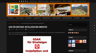 
                            2. GSAK für Einsteiger: Installieren und Einrichten » Saarfuchs on Tour!