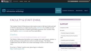 
                            6. GSE Information Technology - Faculty & Staff Email