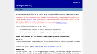 
                            8. GSE Registration Survey - SurveyMonkey