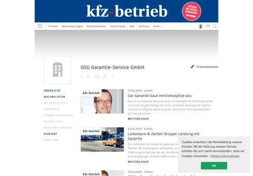 
                            10. GSG Garantie-Service GmbH in Freiburg im Breisgau | Übersicht