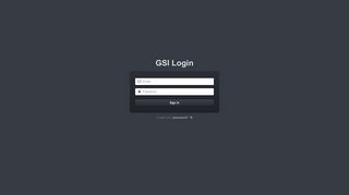 
                            1. GSI Login