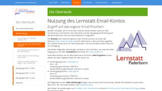 
                            5. GSN: Nutzung des Lernstatt-Email-Kontos