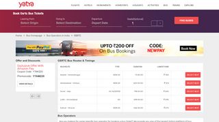 
                            8. GSRTC Online Booking - Find GSRTC Login, Bus Routes, Fare ... - Yatra