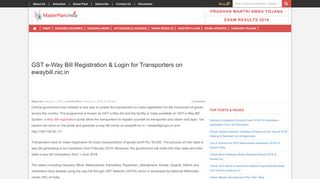 
                            4. GST e-Way Bill Registration & Login for Transporters on ewaybill.nic.in