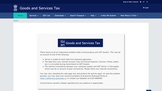 
                            1. GST Login - Goods and Services Tax India (GST) - Gst.gov.in