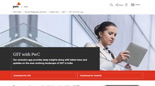 
                            2. GST Mobile App - GST App in India | PwC India