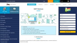 
                            8. GST Notice: GST Notice Reply Letter Format | Tally Solutions