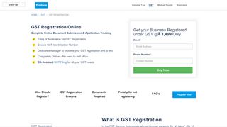 
                            3. GST Registration - Online, Eligibility, Fees, Expert Help & Process Guide
