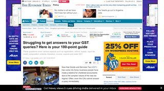 
                            10. GST: Struggling to get answers to your GST queries? Here is your 100 ...