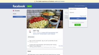 
                            12. GST TAP - Facebook