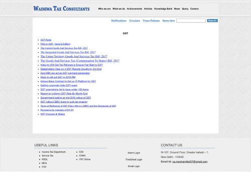 
                            9. GST - www.wadhwataxconsultant.com