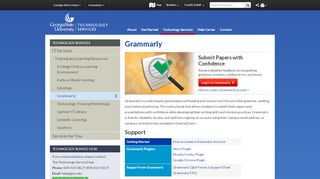 
                            11. GSU Technology | Grammarly Proofreading Tool