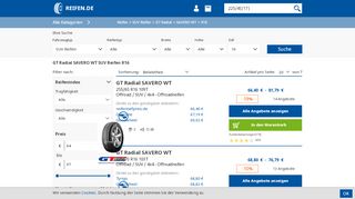 
                            5. GT Radial R16 SAVERO WT Offroad / SUV / 4x4-reifen günstig online ...