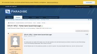 
                            12. GTA IV / EFLC - Fehler beim Social-Club-Login - Off-Topic - VB ...