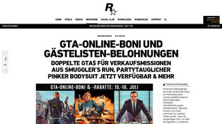 
                            1. GTA-Online-Boni und Gästelisten-Belohnungen - Rockstar Games