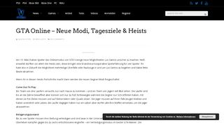 
                            10. GTA Online - Neue Modi, Tagesziele & Heists - V-Gamers - Das ...