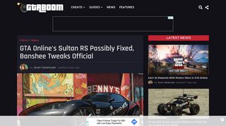 
                            12. GTA Online's Sultan RS Possibly Fixed, Banshee Tweaks Official ...