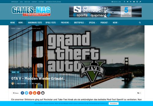 
                            9. GTA V - Modden wieder erlaubt - Das Spielemagazin Games-Mag
