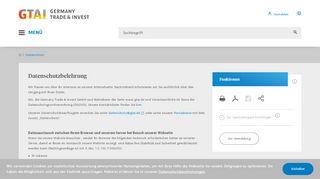 
                            9. GTAI - Datenschutz