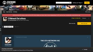 
                            9. GTANetwork Chat software. - GTA Online - GTAForums