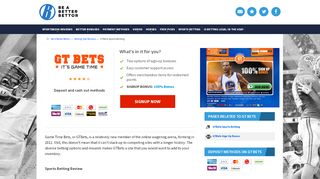 
                            7. GTBets Sports Betting - Be A Better Bettor