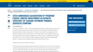 
                            7. GTCR Announces Acquisition of Premium Credit Limited Investment in ...