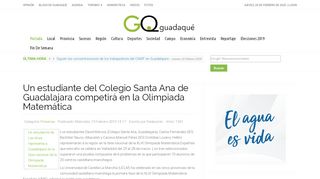 
                            8. Guadaqué - Un estudiante del Colegio Santa Ana de Guadalajara ...