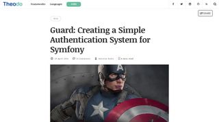 
                            9. Guard: Creating a Simple Authentication System for Symfony - Theodo