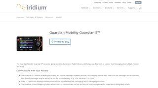 
                            4. Guardian Mobility Guardian 5™ | Iridium Satellite Communications