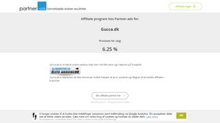 
                            8. Gucca.dk - Partner-ads affiliate network