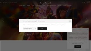 
                            9. Gucci Official Site – Redefining modern luxury fashion.