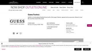 
                            7. Guess Factory at Queenstown Premium Outlets® - A Shopping Center ...