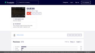 
                            11. GUESS Reviews | Read Customer Service Reviews of www.guess.com