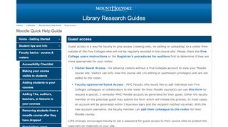 
                            10. Guest access - Moodle Quick Help Guide - LibGuides at Mount ...