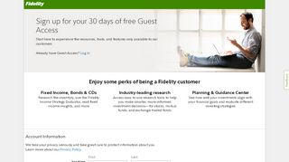 
                            10. Guest Access Sign Up - Fidelity - Log In to Fidelity Investments