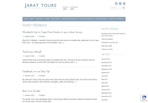 
                            3. GUEST FEEDBACK | Jarat Tours