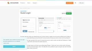 
                            1. Guest Login | Products - SocialEngine