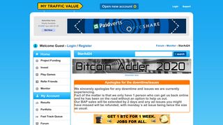 
                            2. Guest - Login / Register Forum - Monitor - StarAd24 - My Traffic ...