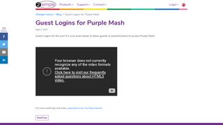 
                            4. Guest Logins for Purple Mash - 2simple.com