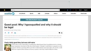 
                            13. Guest post: Why I typosquatted and why it should be legal - The ...